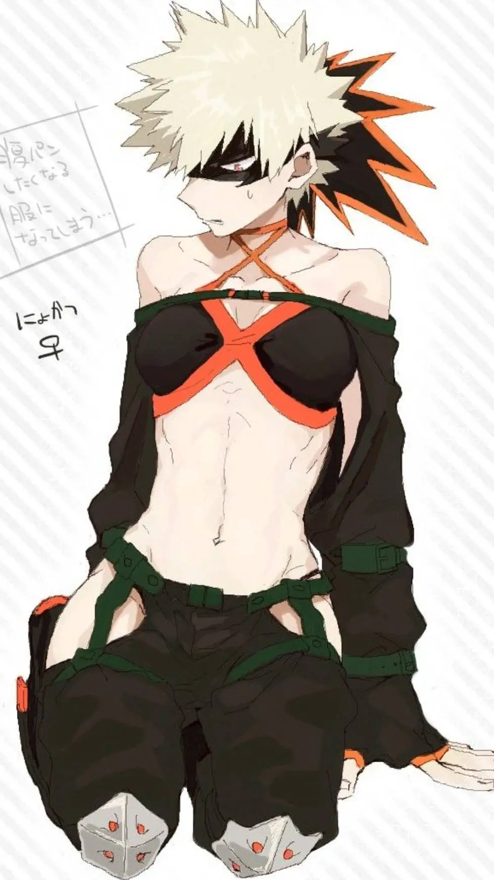 ai character: Bakugou🙄 background