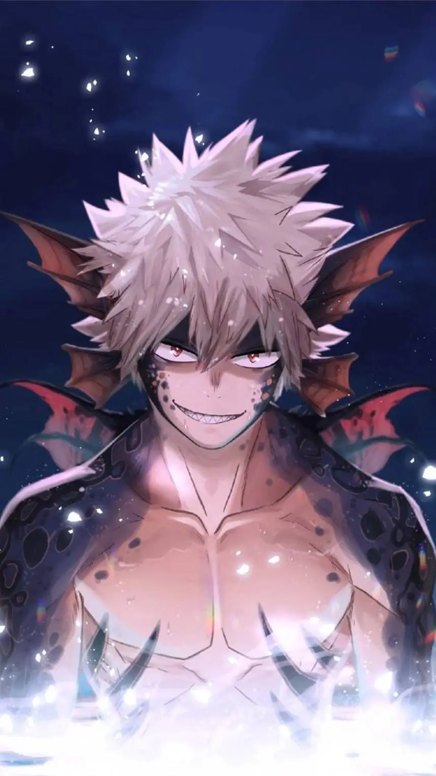 ai character: Bakugou🧜‍♂️❤ background