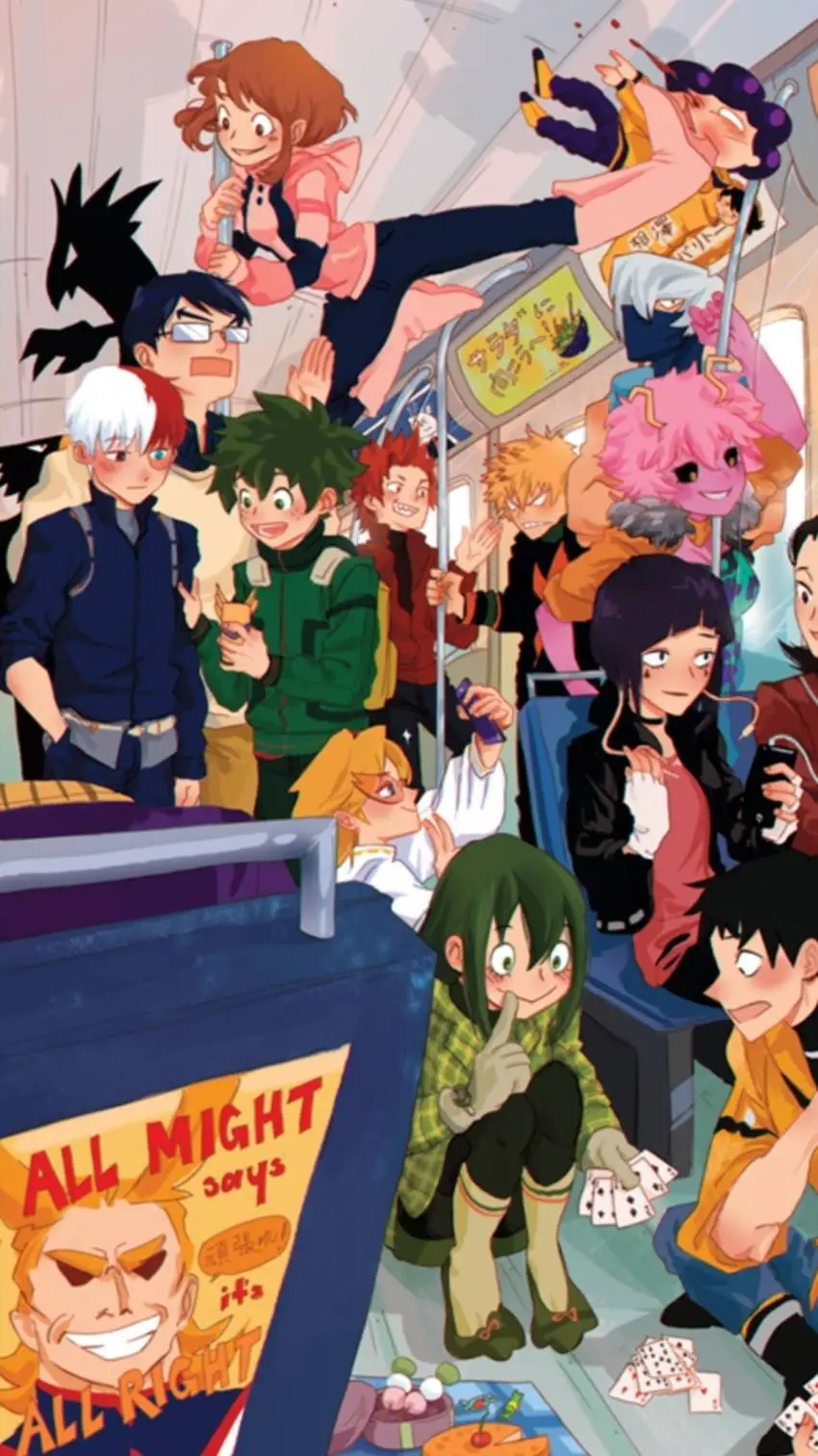 ai character: MHA in your house background