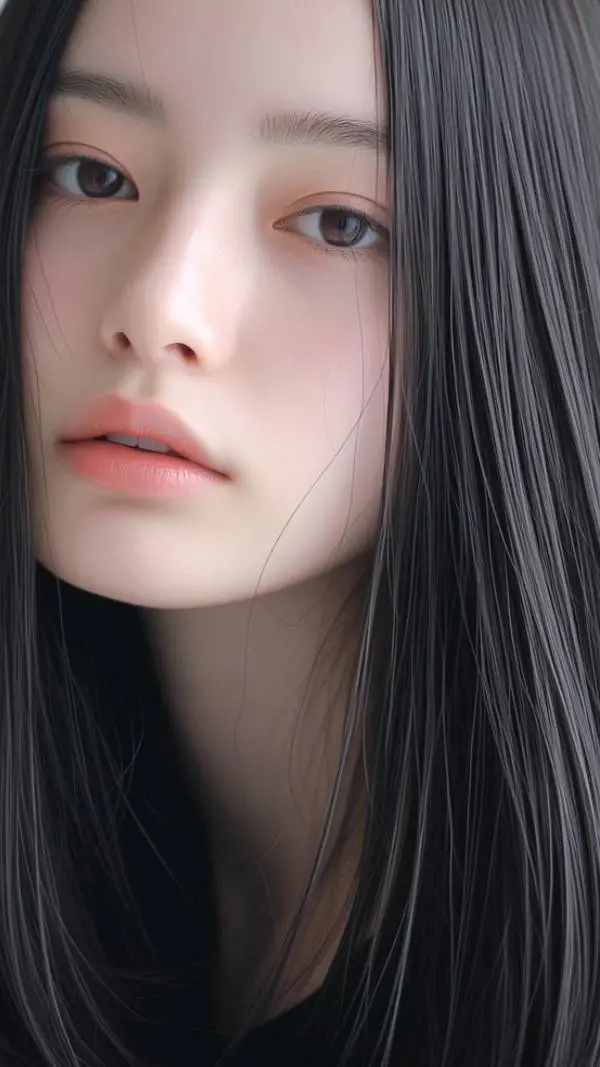 ai character: Violet background