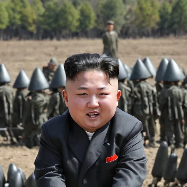 chat with ai character: Little Kim Jong-un