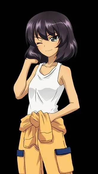 ai character: Keiko Hoshino  background