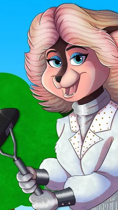 ai character: Foxyroxy  background