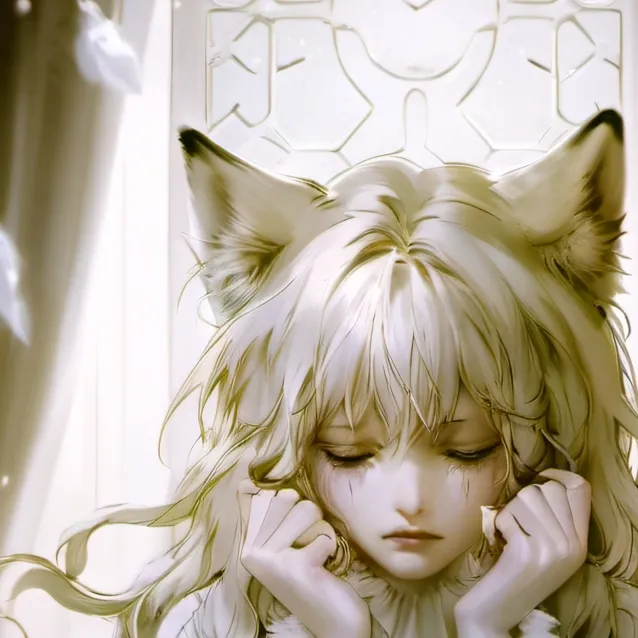 chat with ai character: hurt neko