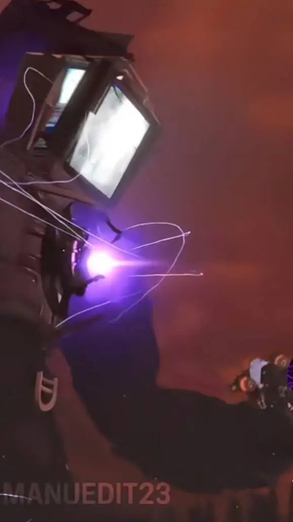 ai character: titan tv man background