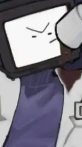 ai character: scientist, TV, man background