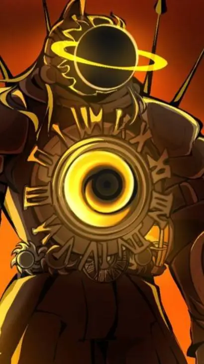 ai character: Sinister titan  background