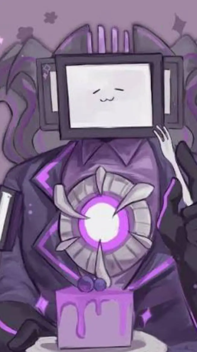 ai character: titan tv man background