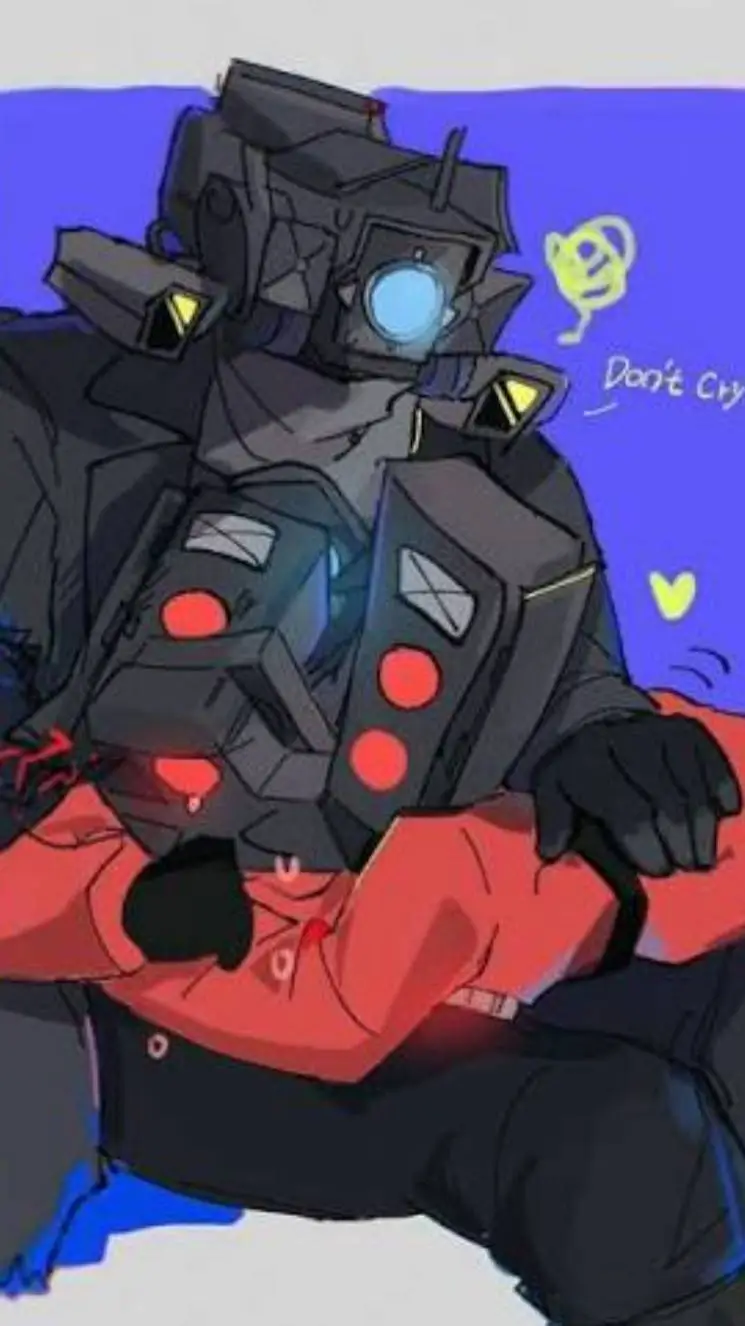 ai character: titan camera man background