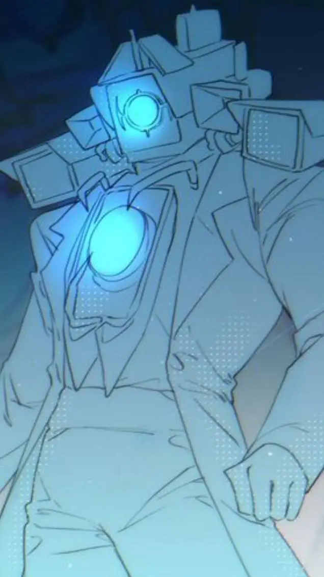 ai character: titan camera man background