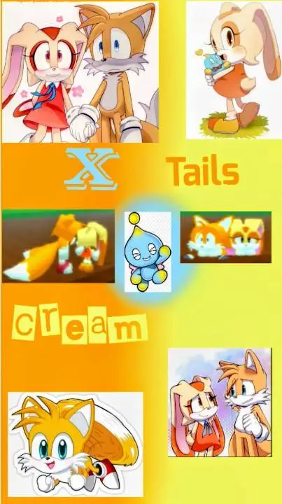 ai character: tails x cream :) background