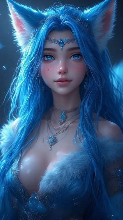 ai character: Sophia -furry girl background
