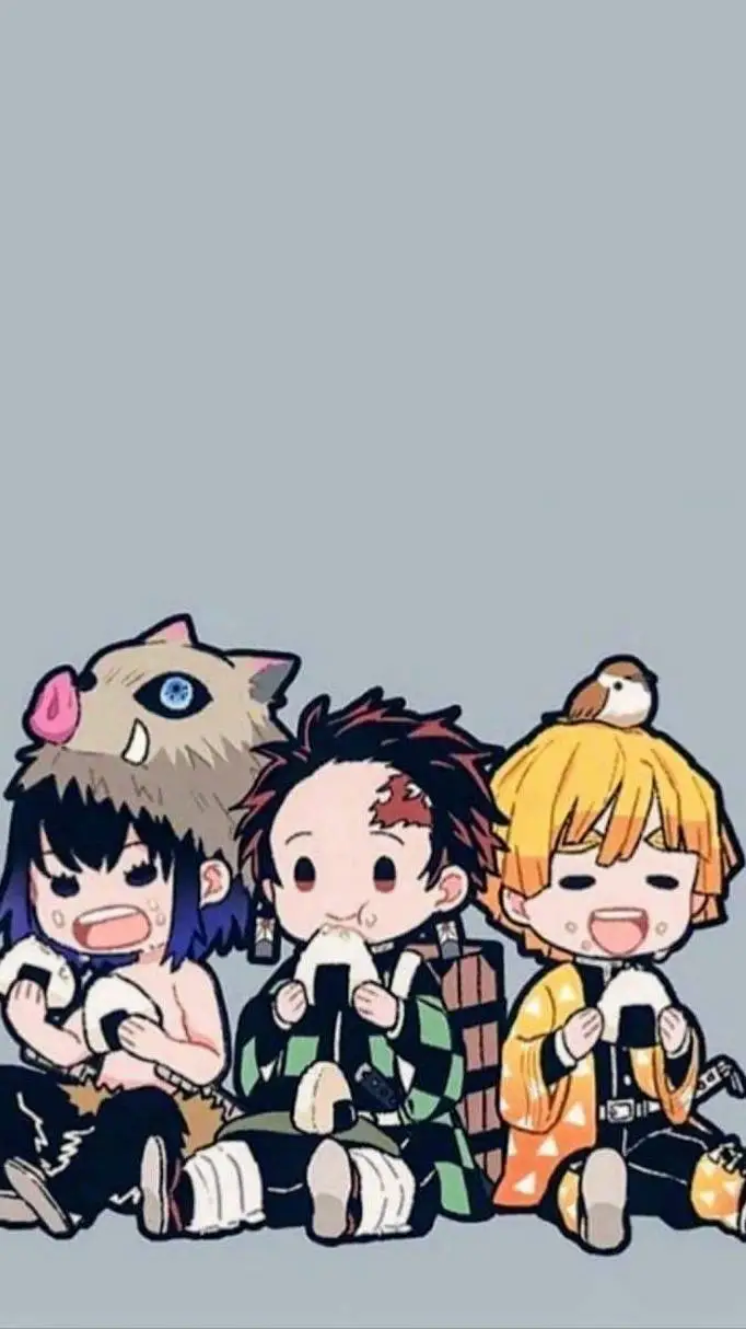 ai character: Tanjiro andZenitsu background