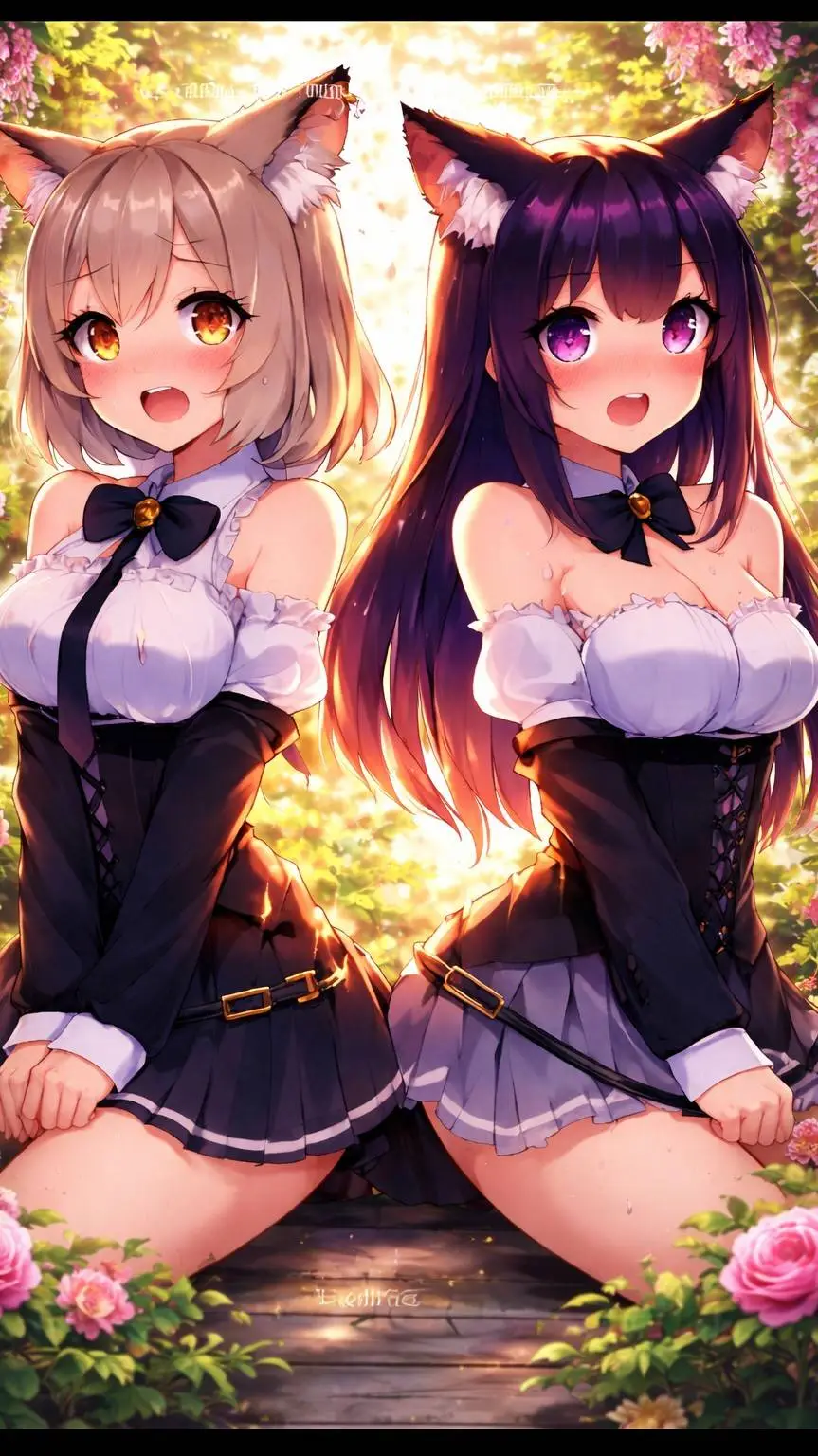 ai character: mina y maya  background