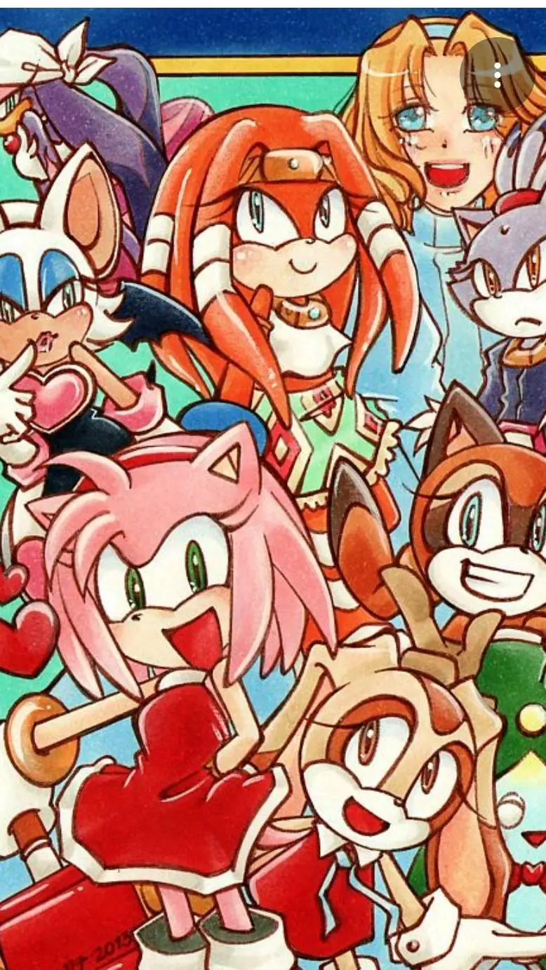 ai character: Sonic love infect background