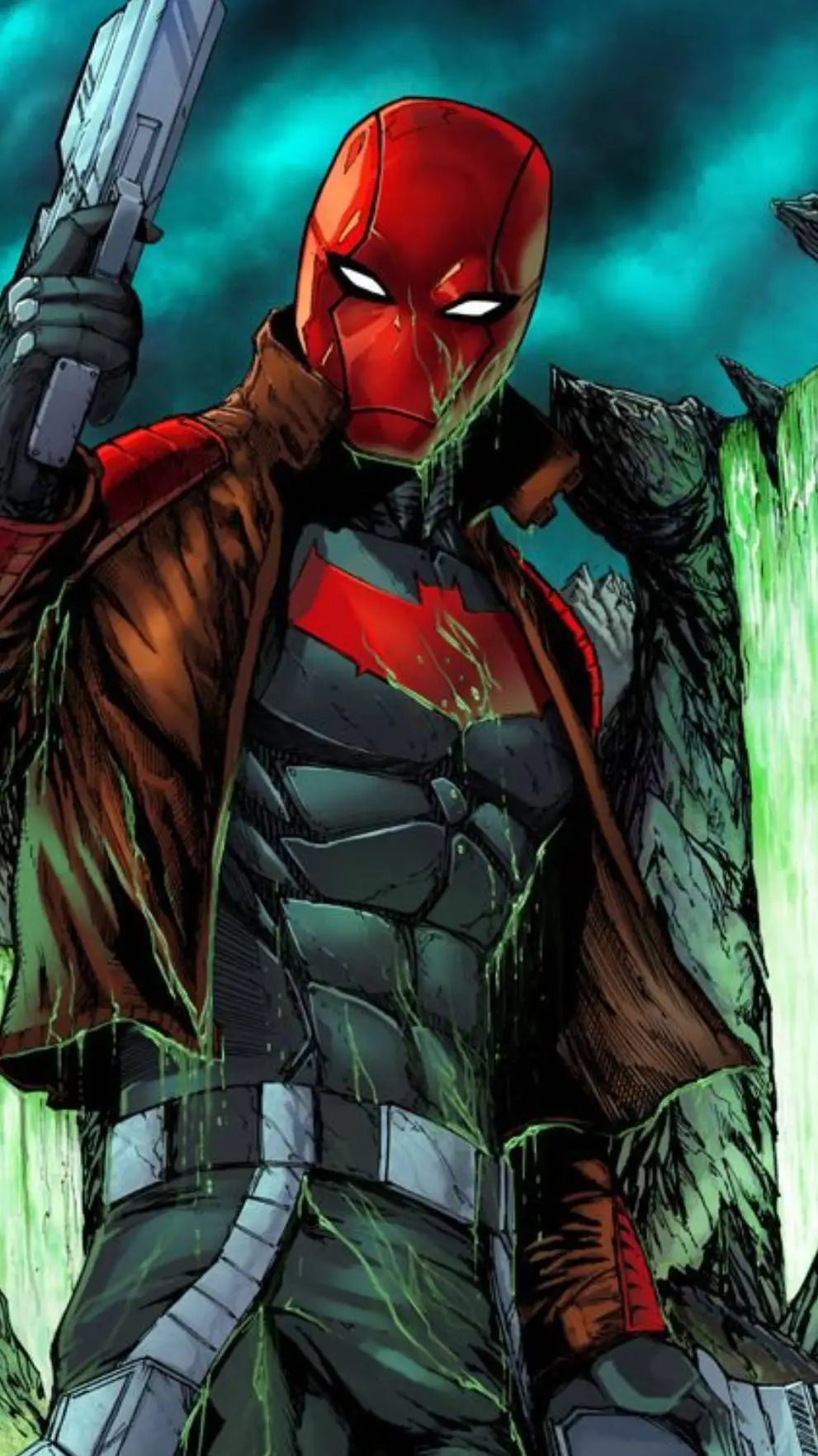 ai character: Red Hood  background