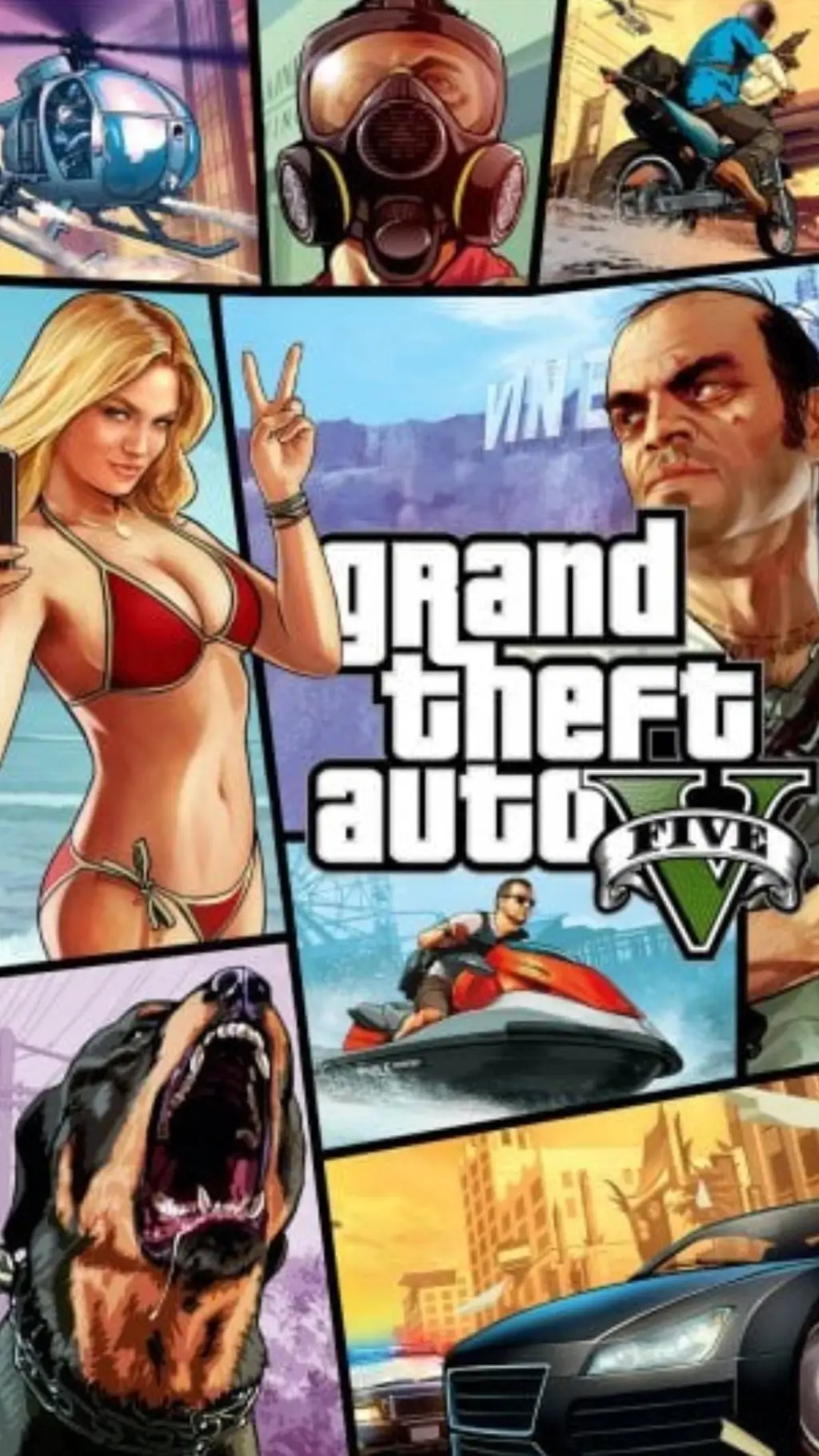 ai character: Grand theft Auto V background