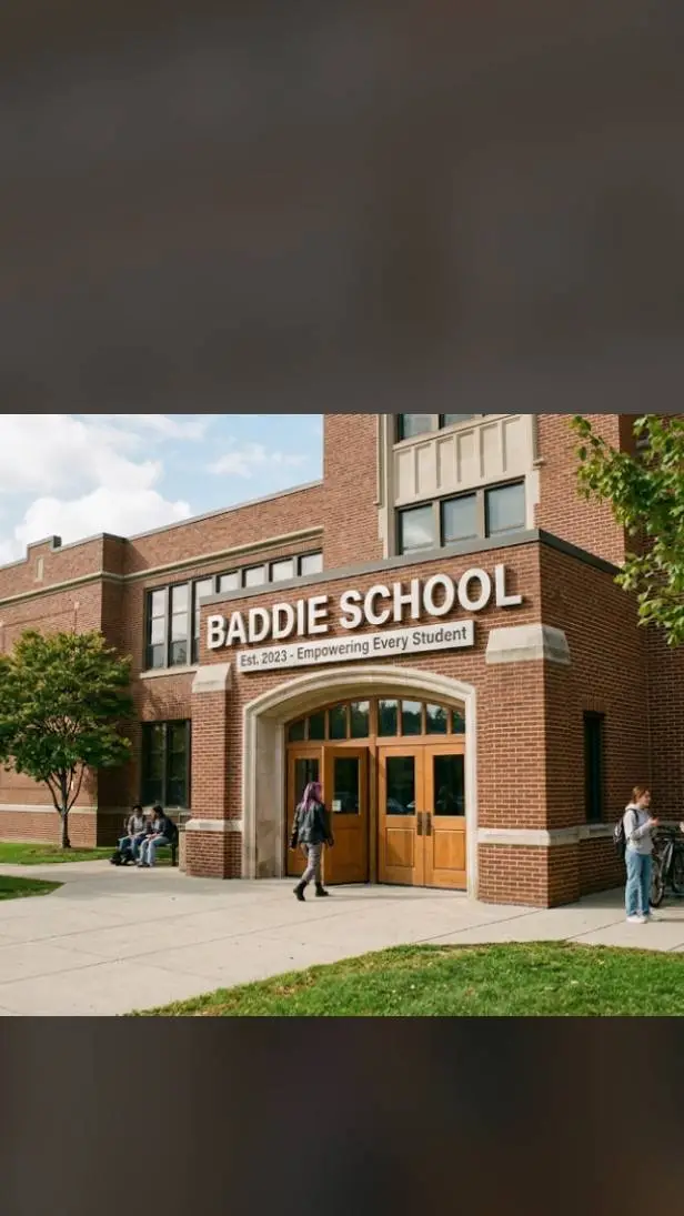 ai character: Baddie school  background