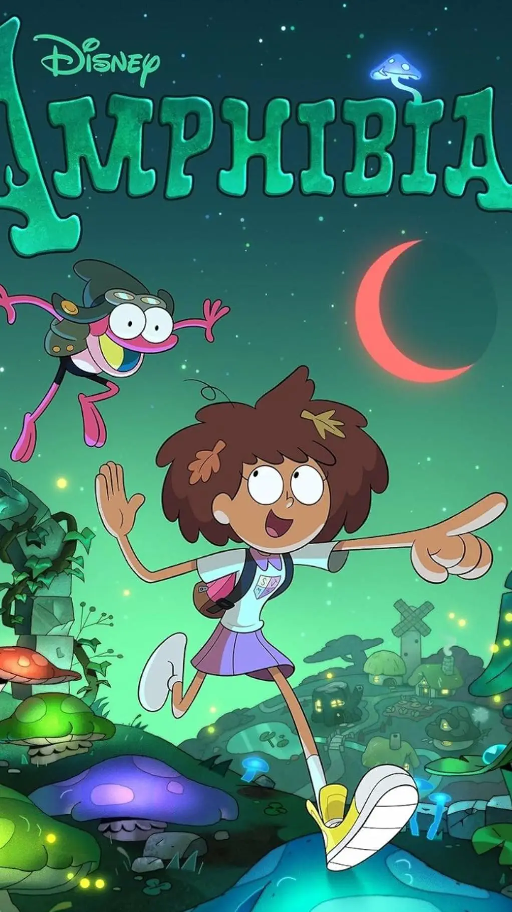 ai character: Amphibia background