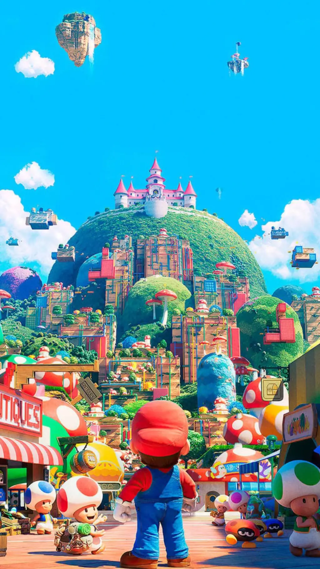 ai character: Super Mario Bros  background