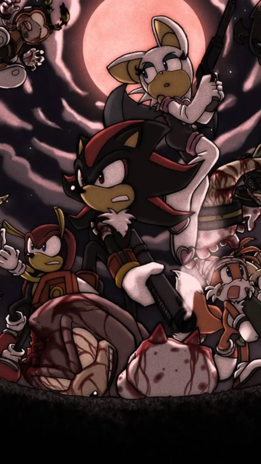ai character: Z apocalypse Sonic background
