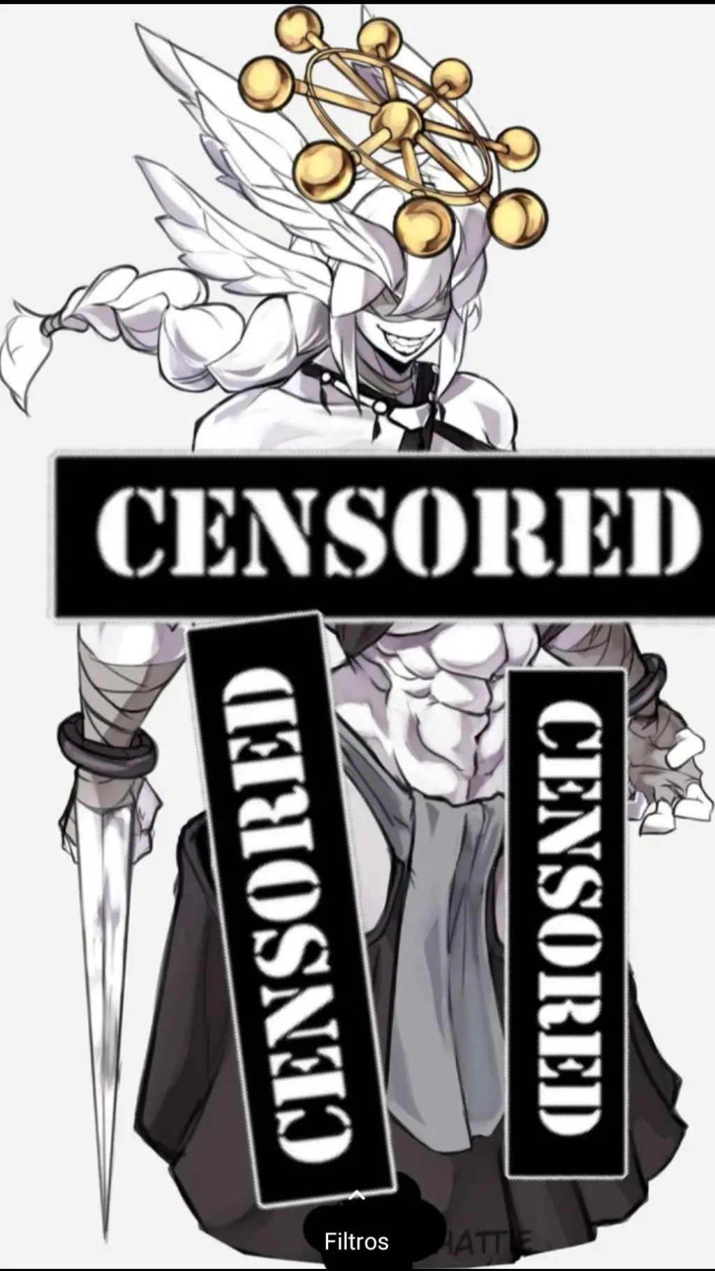 ai character: mahoraga (mujer) background