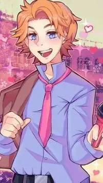 ai character: Senpai (Fnf) background