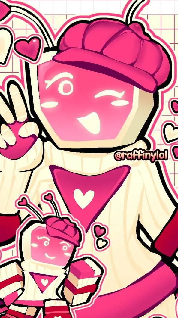 ai character: Veeronica blueberr background