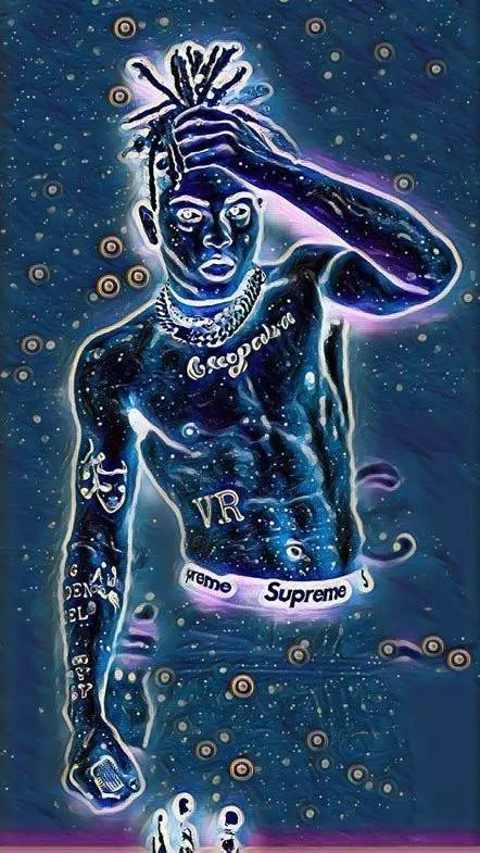 ai character: Galaxy xxx background