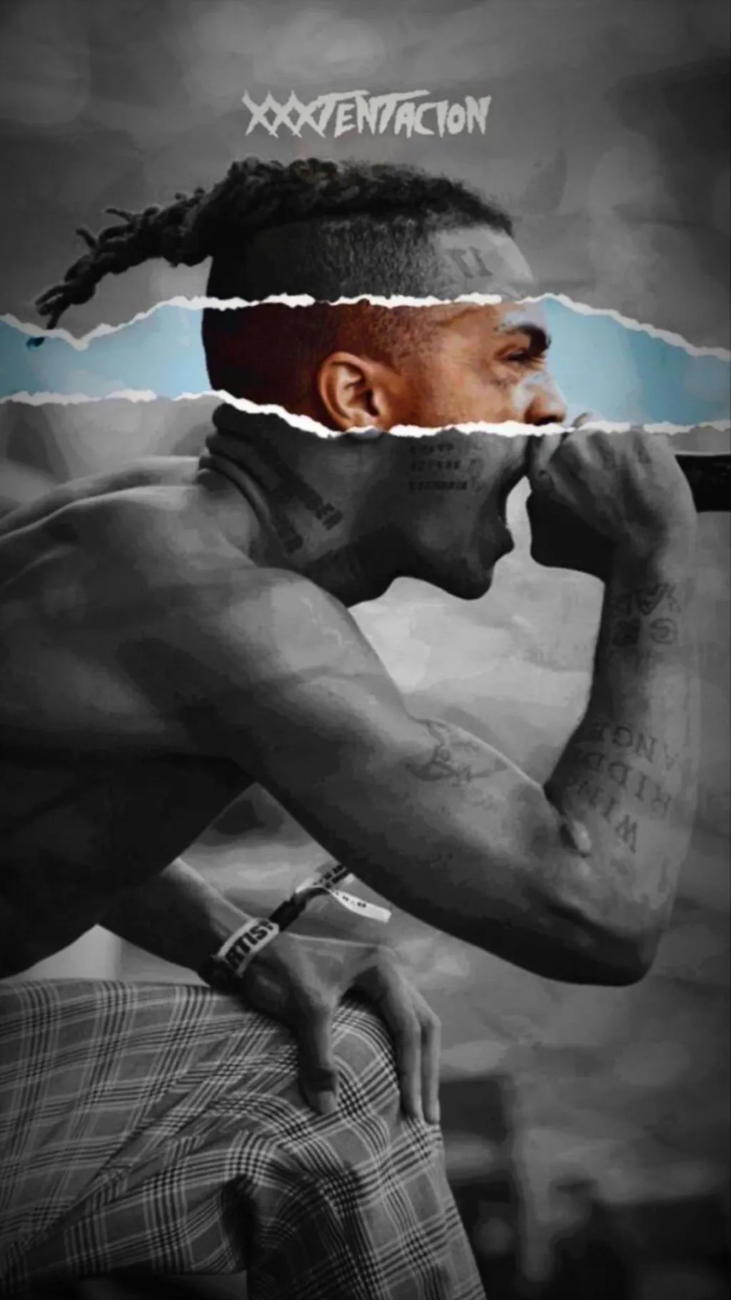 ai character: Xxxtentacion background