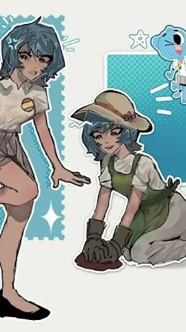 ai character: Nicole Watterson background