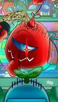 ai character: •AMONG US• background