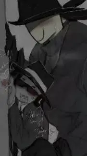 ai character: Doublefedora  background