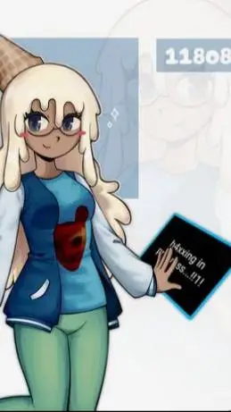 ai character: 🍦118o8 background