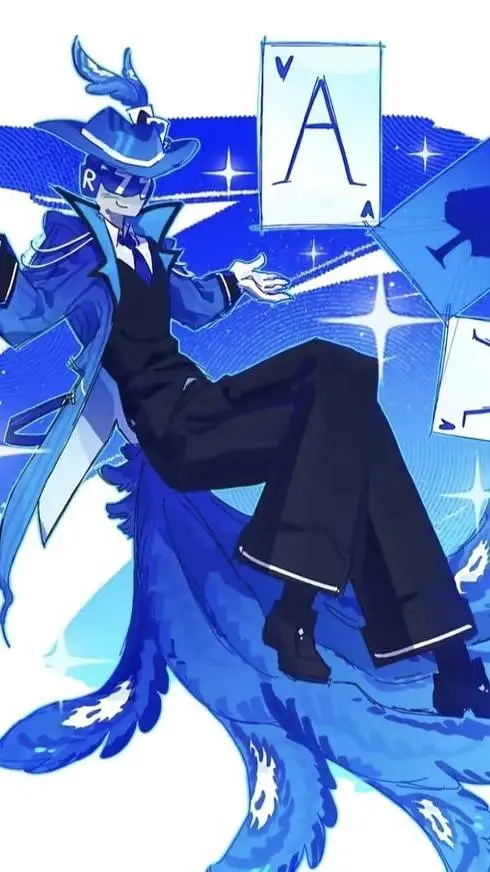 ai character: BluePeacock Chance background
