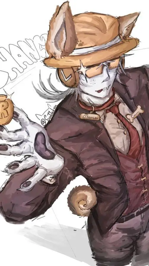 ai character: 🐶Dog Chance (au) background