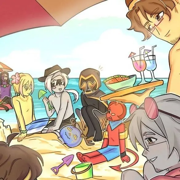chat with ai character: Beach Day•FORSAKEN
