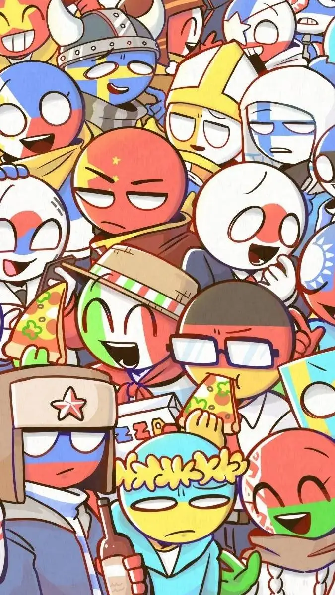 ai character: CountryHumans  background