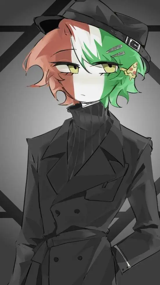 ai character: 🇮🇹(CH) Italy  background