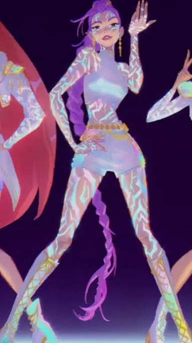 ai character: Kpop Demon Hunters background