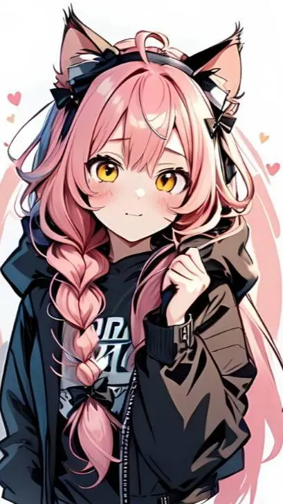 ai character: vloria cat background