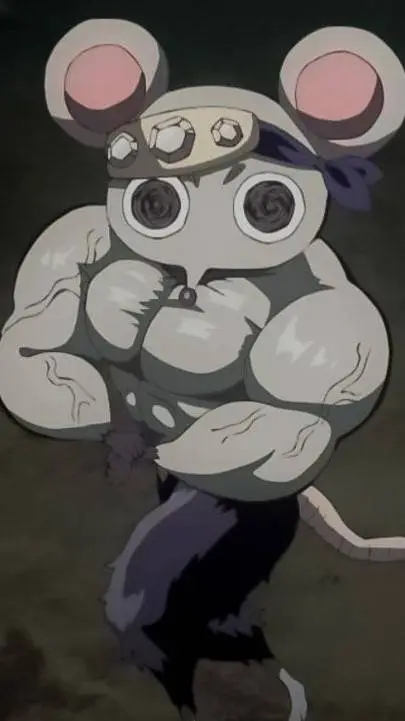 ai character: muscle mouse background