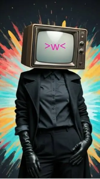 ai character: Tv Woman background