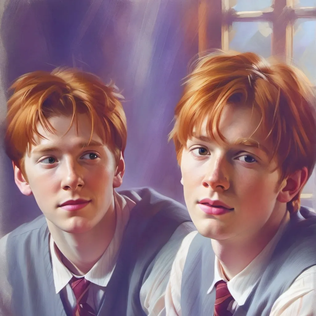 chat with ai character: Fred & George