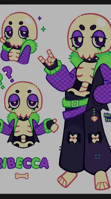 ai character: Ribecca background