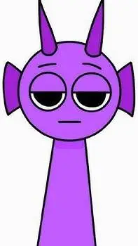 ai character: Durple  background