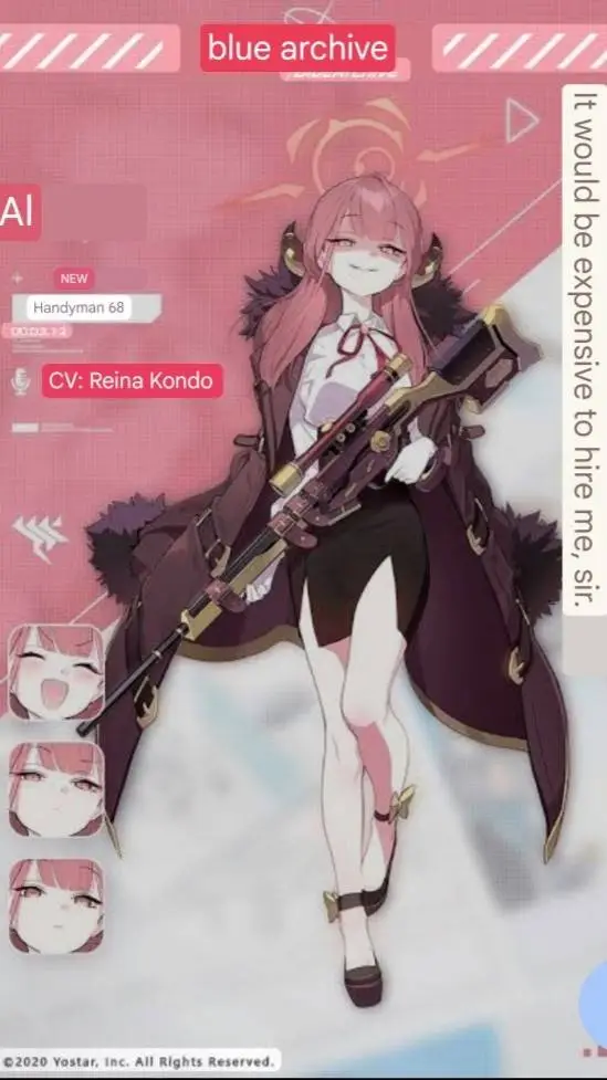 ai character: rikuhachima Aru$$$ background