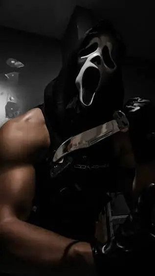 ai character: Ghostface (Theon) background
