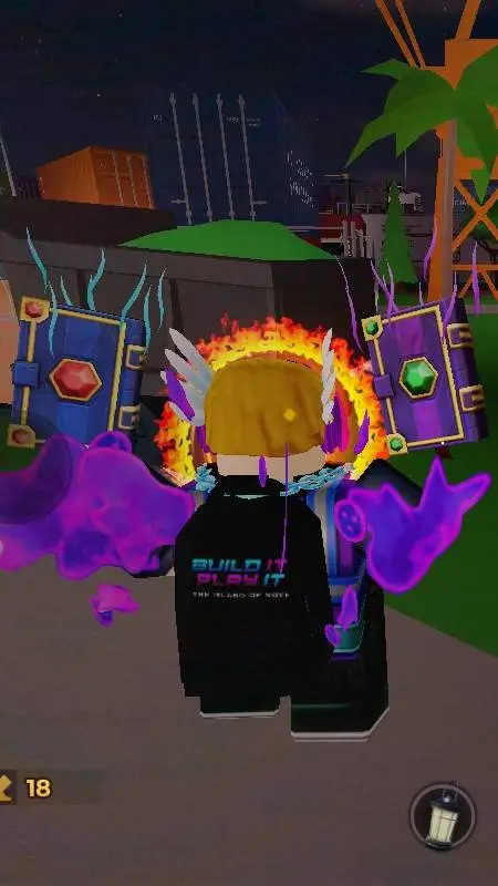 ai character: Durple x Tunner background