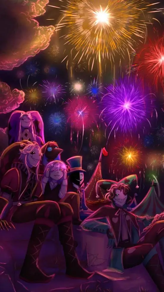ai character: {•TFC NEW YEARS•} background
